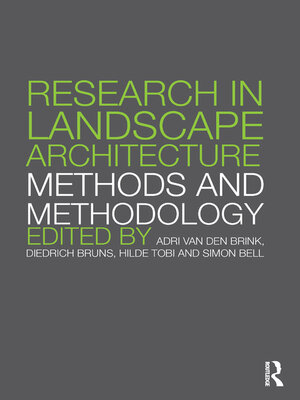 cover image of Research in Landscape Architecture